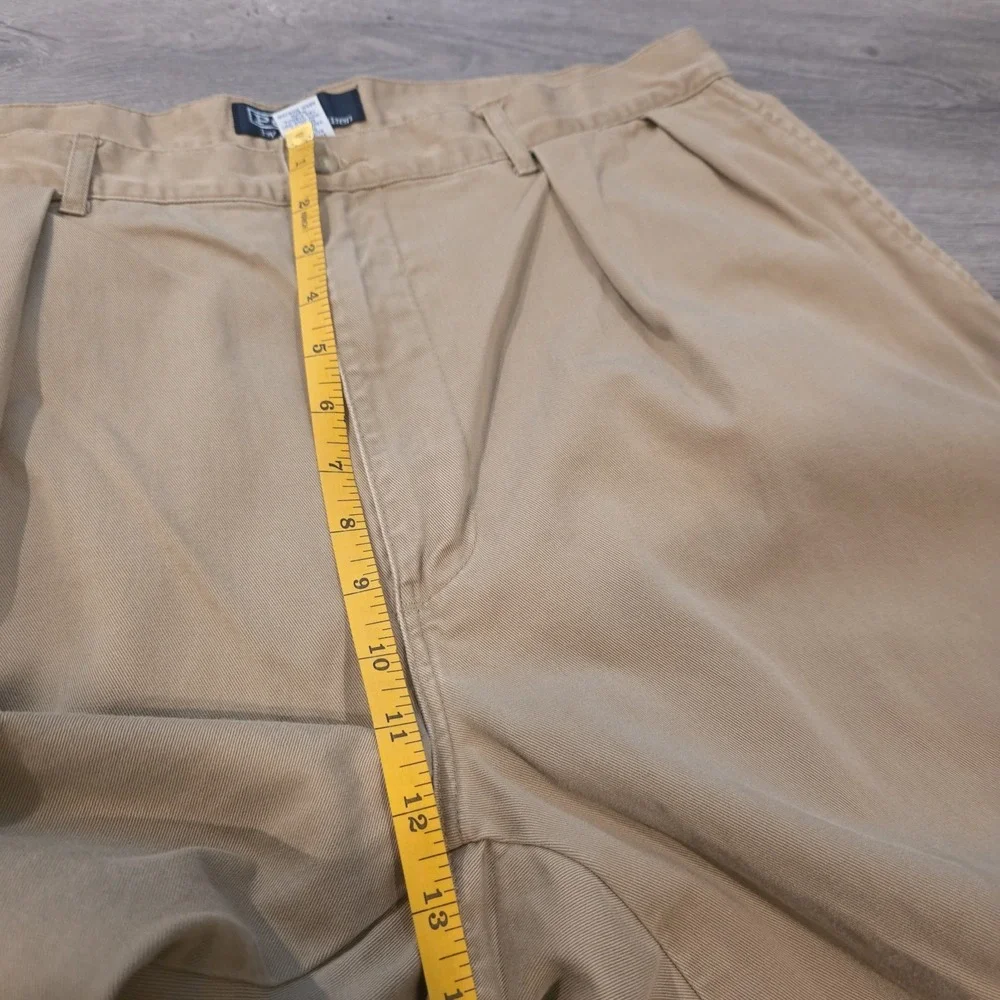 Vtg Polo Ralph Lauren Khaki Chino Pants Mens 35x32 Dark Tan Preppy Classic 90s